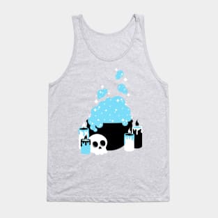 Cauldron Bubbles Blue Tank Top